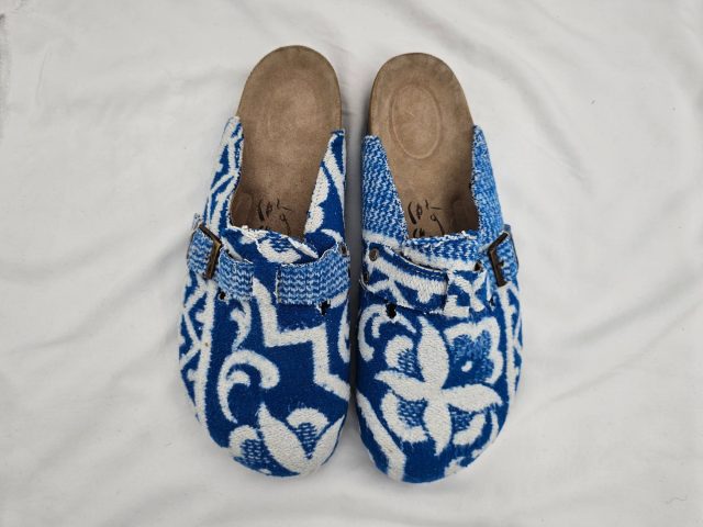 Blue & White “Patoum” Sandals