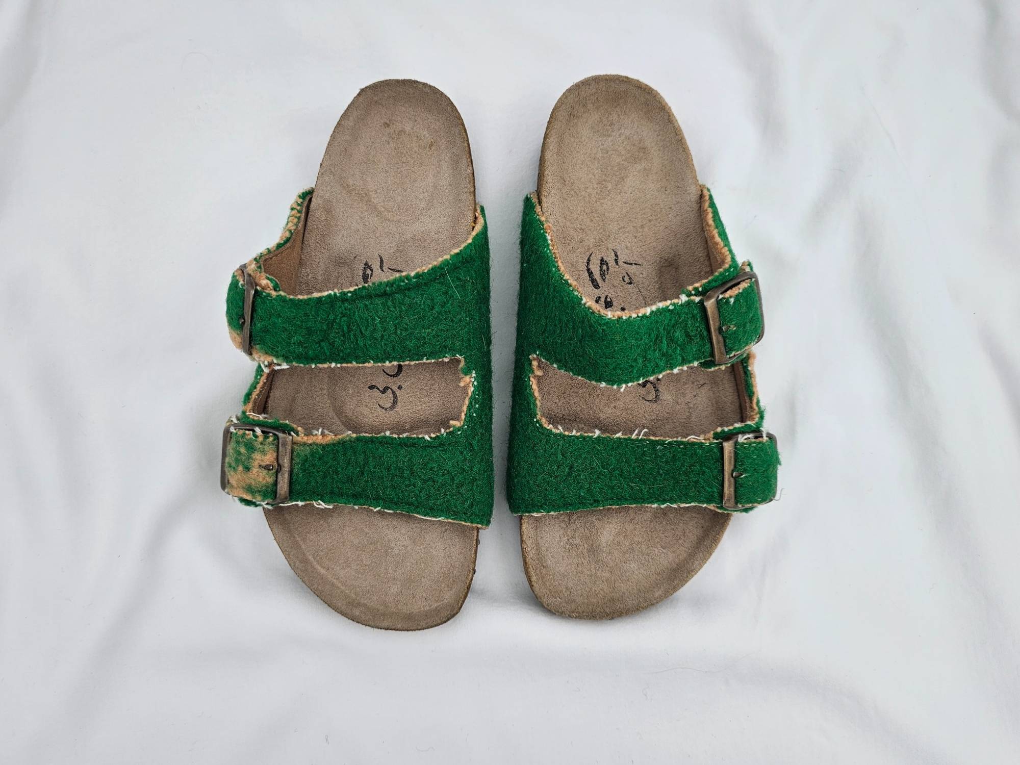 Green & Yellow “Patoum” Sandals