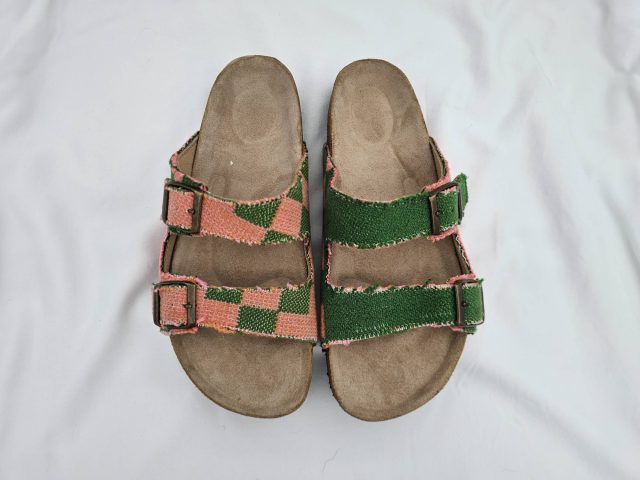 Green & Pink “Patoum” Sandals