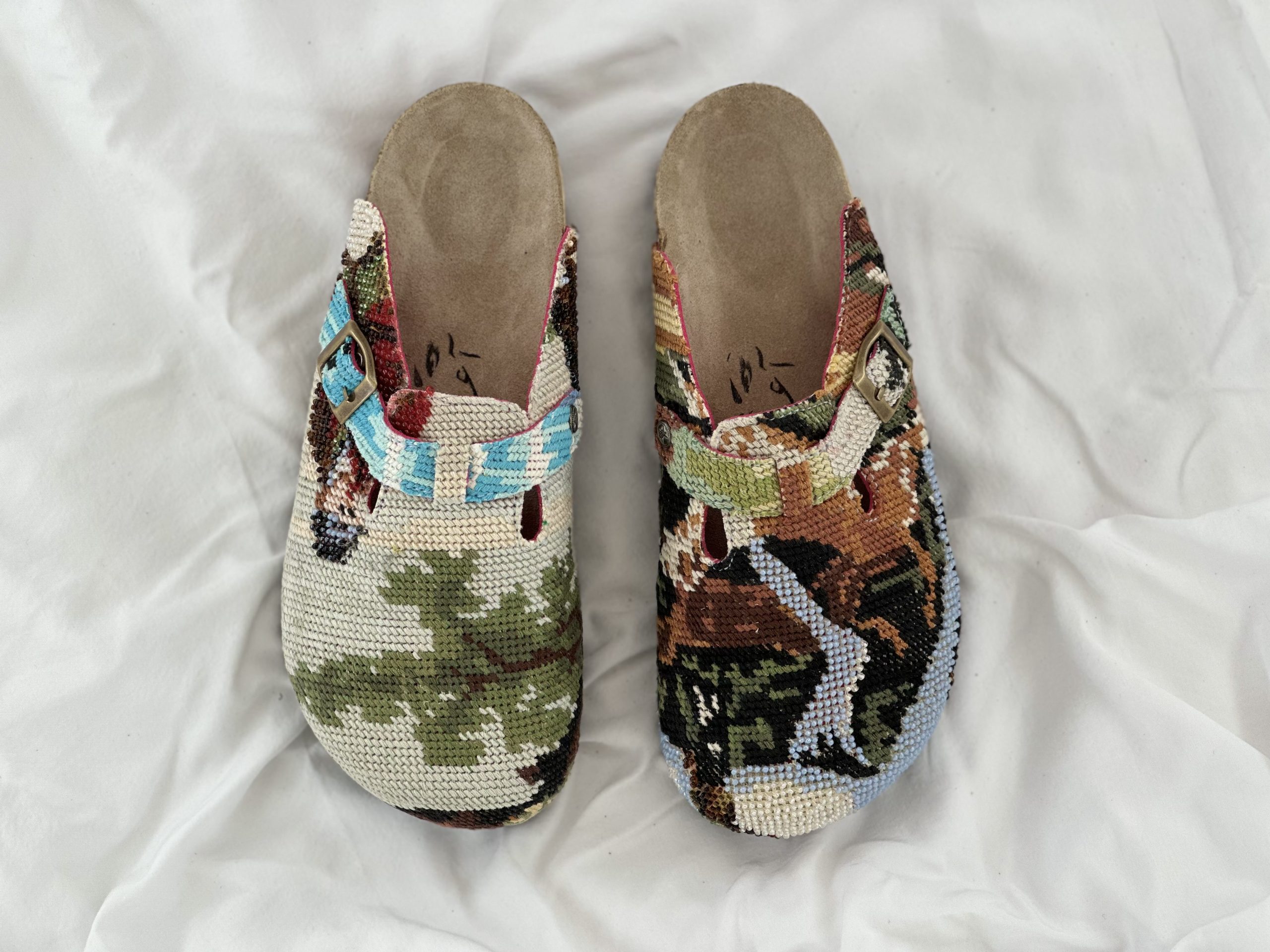Color mix “Patoum” Sandals