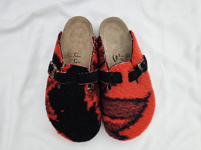 Red & Black “Patoum” Sandals