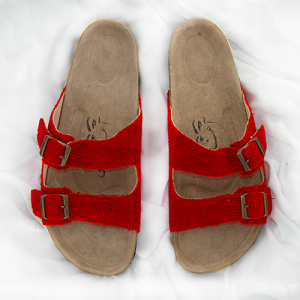 Red Cotton-Wool Sandals (کپی)
