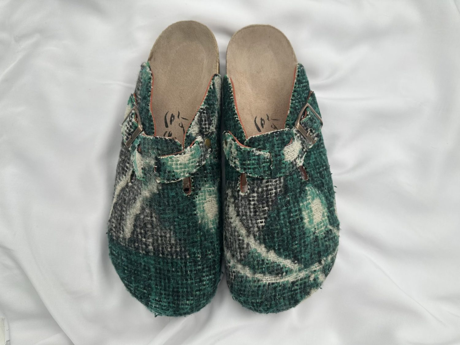 Black & Green “Patoum” Sandals