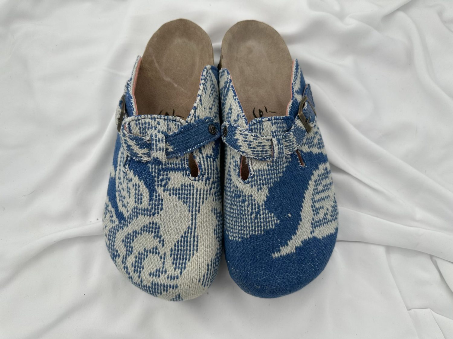 Blue & White “Patoum” Sandals