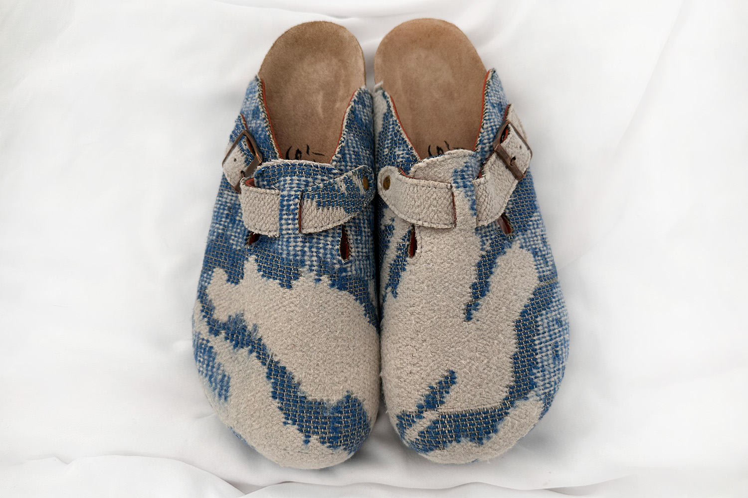 Blue & White “Patoum” Sandals
