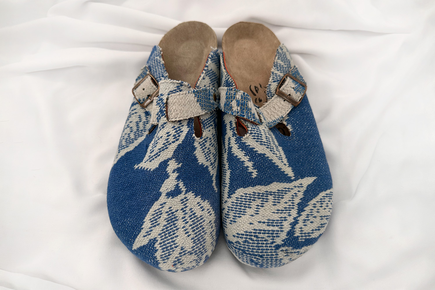 Blue & White “Patoum” Sandals