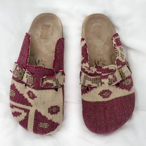 سندل پتوم  زرشکی کرم